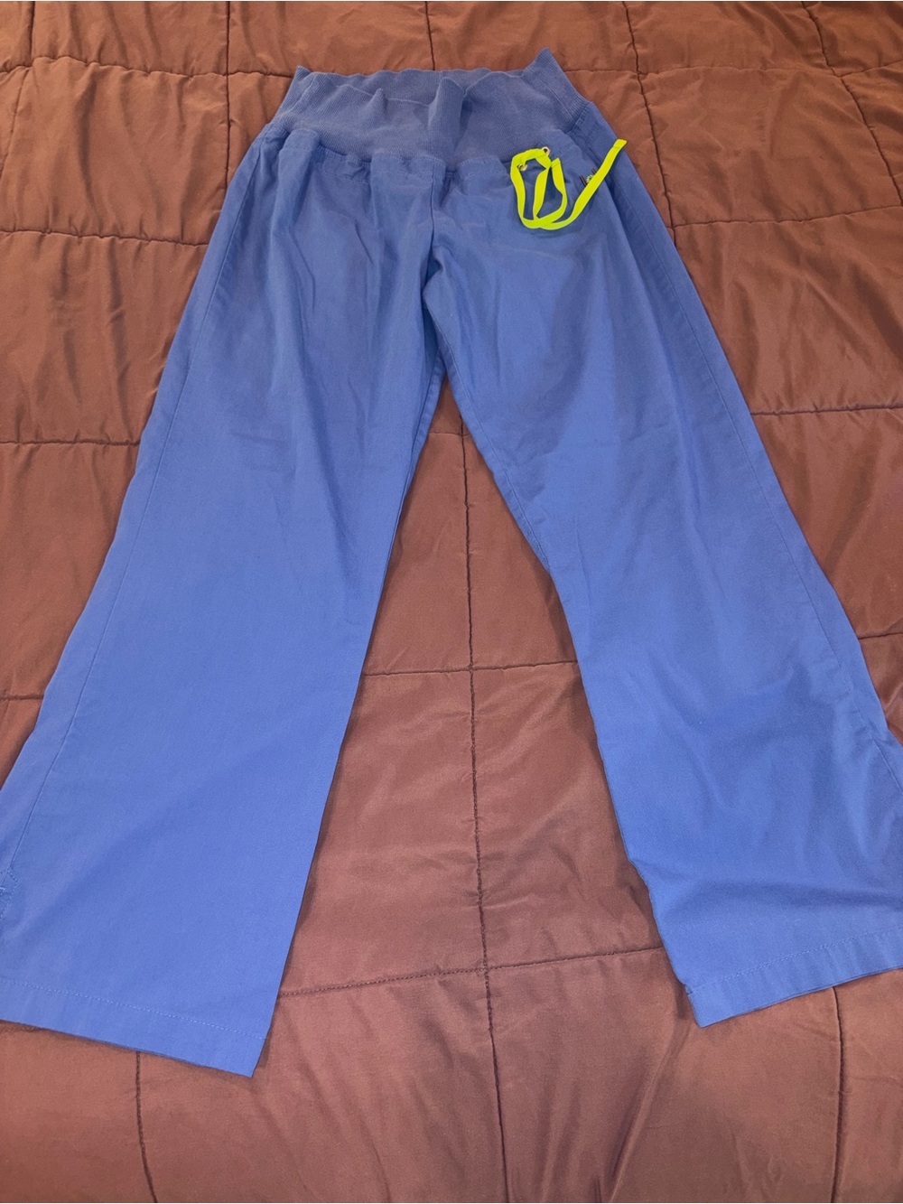 Urbane Blue Scrub Pants Small Petite